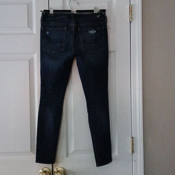 American Eagle Outfitters  360 Super Stretch distressed jeggings  Sz 2 NWOT - Picture 5 of 10